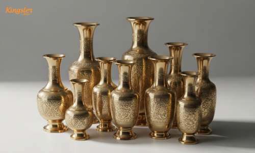 brass vases