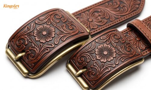 Embossed Leather Buckles