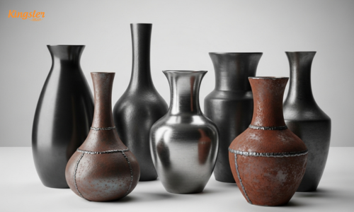 iron vases