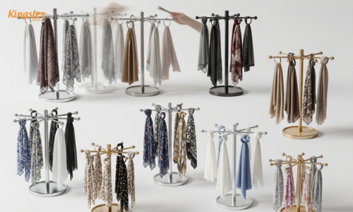 Rotating Scarf Holders