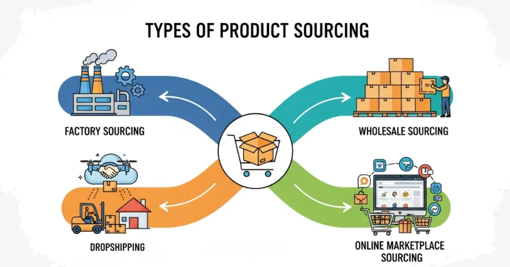 types of product sourcing