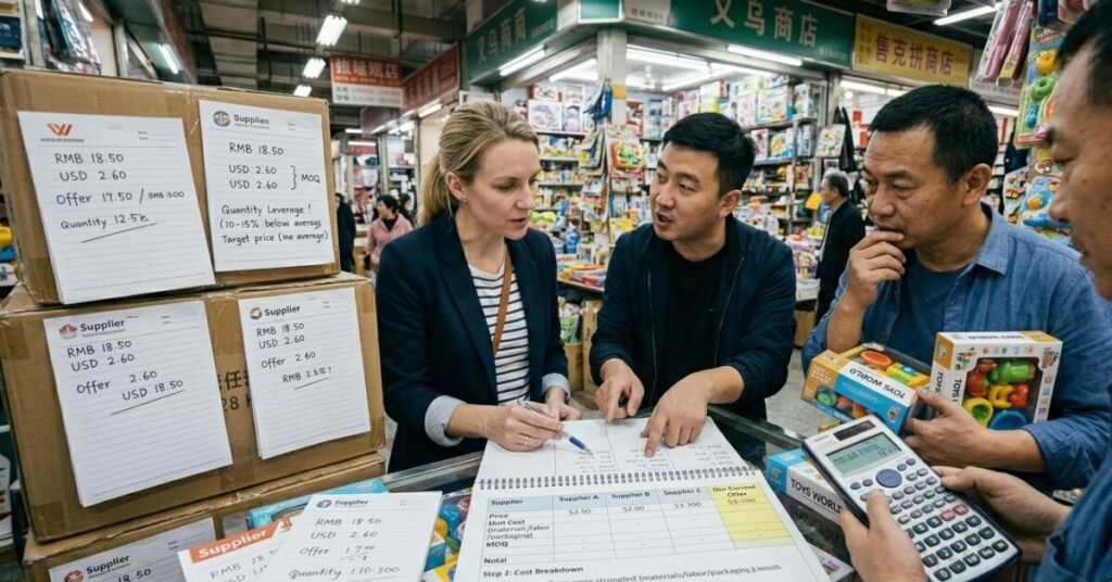 how to negotiate in Yiwu Market