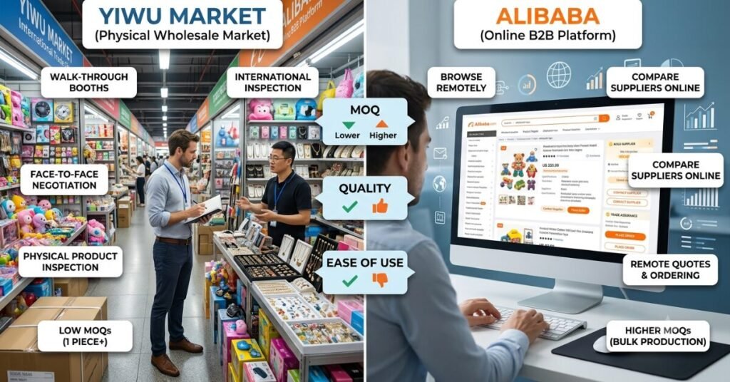 yiwu market vs alibaba