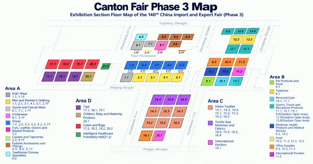 Canton Fair Phase 3 2026: Dates, Products, Schedule & Registration 1 canton-fair-phase-3-map-layout